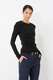 Longsleeve mit Wolle und Cashmere