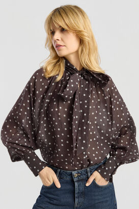 Bluse mit Schluppe 