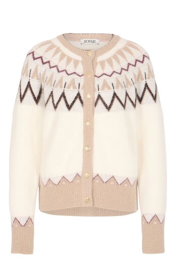 Norweger Cardigan mit Alpaka