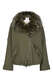 Jacke aus Baumwolle mit Fake Fur