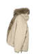 Wendbare Jacke aus Baumwolle mit Fake Fur