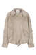 Jacke aus Velours mit Fake Fur