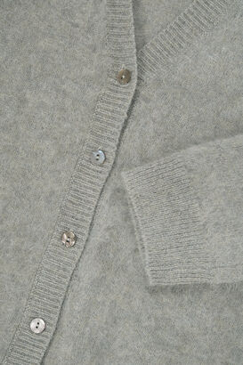 Cardigan aus Mink Wash Wolle 