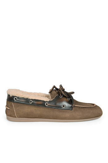 Boat Loafer Brushed Fur