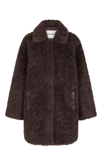 Fake Fur Long Jacket