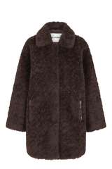 Faux Fur Long Jacket
