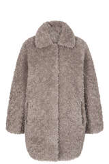 Faux Fur Long Jacket