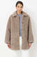 Faux Fur Long Jacket