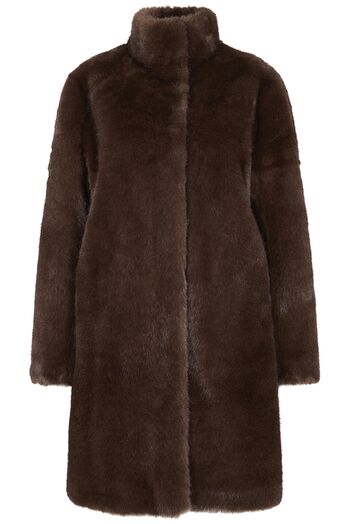 Fake Fur Mantel