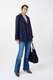 Long Cabanjacke mit Wolle