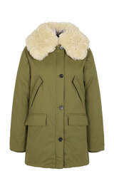 Parka mit Lammfellkragen