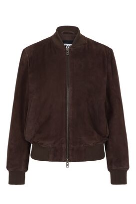 Velours Lederjacke