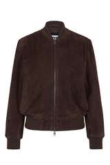 Velours Lederjacke