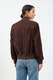 Velours Lederjacke