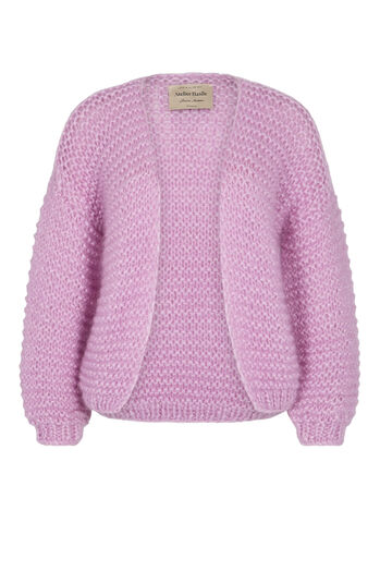 Handstrick- Cardigan Collette mit Super Kid Mohair