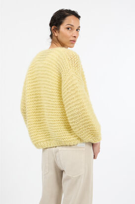 Handstrick- Cardigan Collette mit Super Kid Mohair