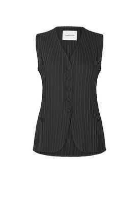Plissierte Weste 