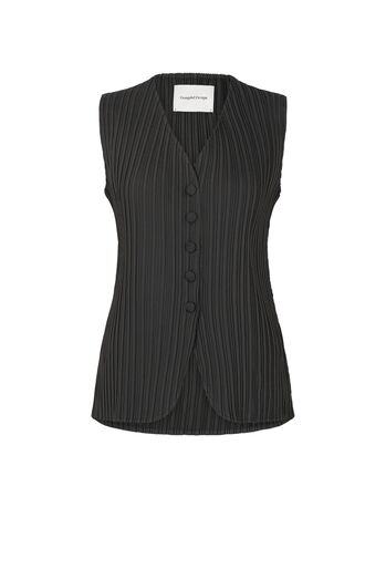 Plissierte Weste 
