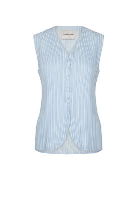 Plissierte Weste 