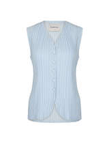 Plissierte Weste 