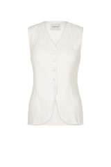 Plissierte Weste 