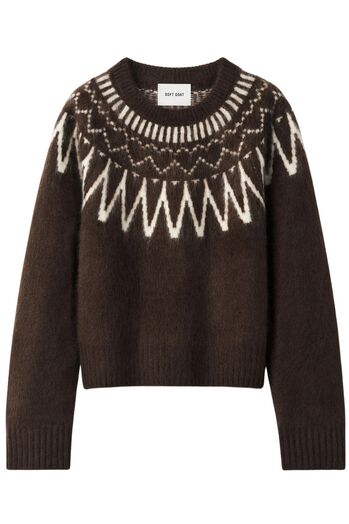 Brushed Jacquard Pullover 