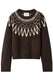 Brushed Jacquard Pullover 