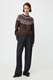Brushed Jacquard Pullover 