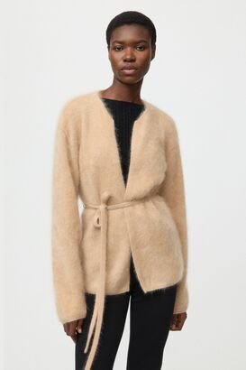 Brushed Cashmere Cardigan 