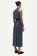 Kleid Uma mit Plisseefalten