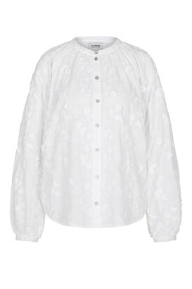 Bluse aus Baumwolle mit Stickerei
