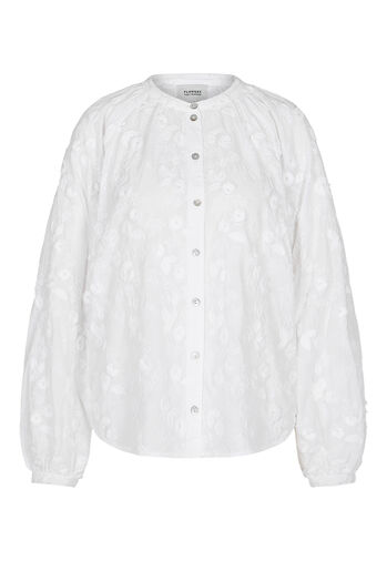 Bluse aus Baumwolle mit Stickerei