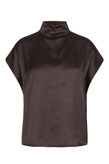 Bluse mit Stehkragen