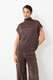 Bluse mit Stehkragen