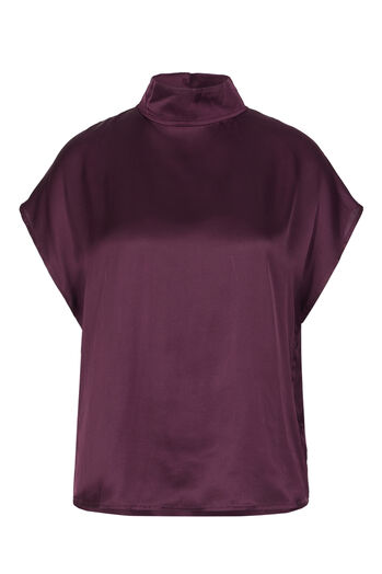 Bluse mit Stehkragen