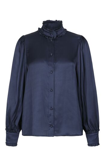 Bluse mit R&uuml;schendetail