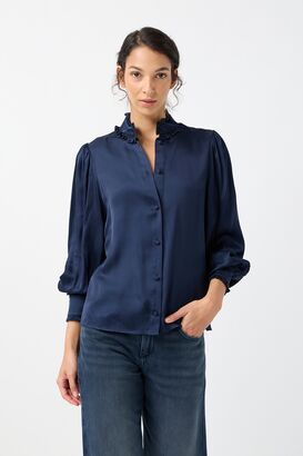 Bluse mit R&uuml;schendetail