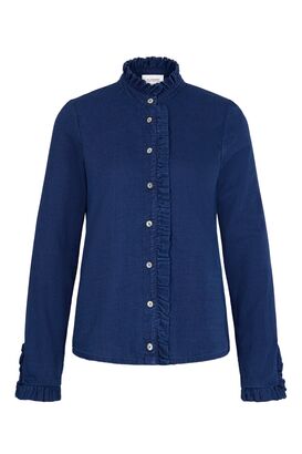 Bluse mit Stehkragen