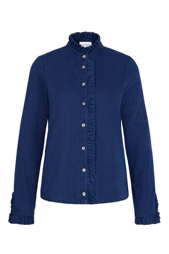 Bluse mit Stehkragen