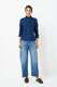 Bluse mit Stehkragen