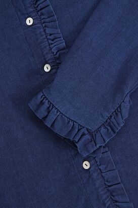 Bluse mit Stehkragen