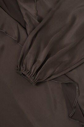 Bluse aus Seidensatin