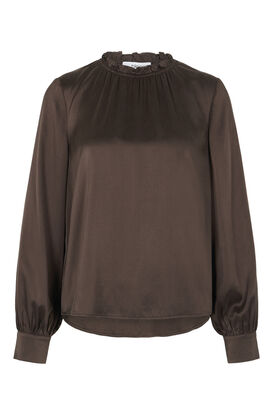 Bluse aus Seidensatin
