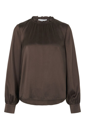 Bluse aus Seidensatin