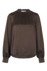 Bluse aus Seidensatin