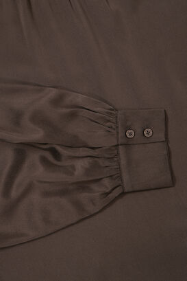 Bluse aus Seidensatin