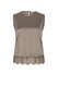 &Auml;rmellose Bluse aus Seidenstretch