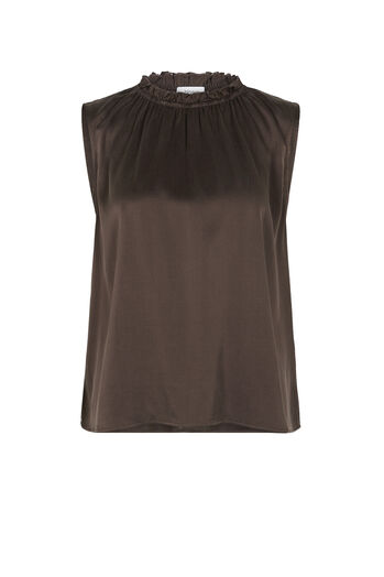 Bluse aus Seidensatin