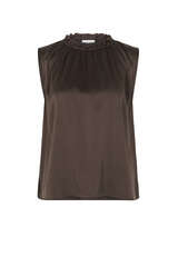 Bluse aus Seidensatin