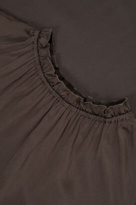 Bluse aus Seidensatin